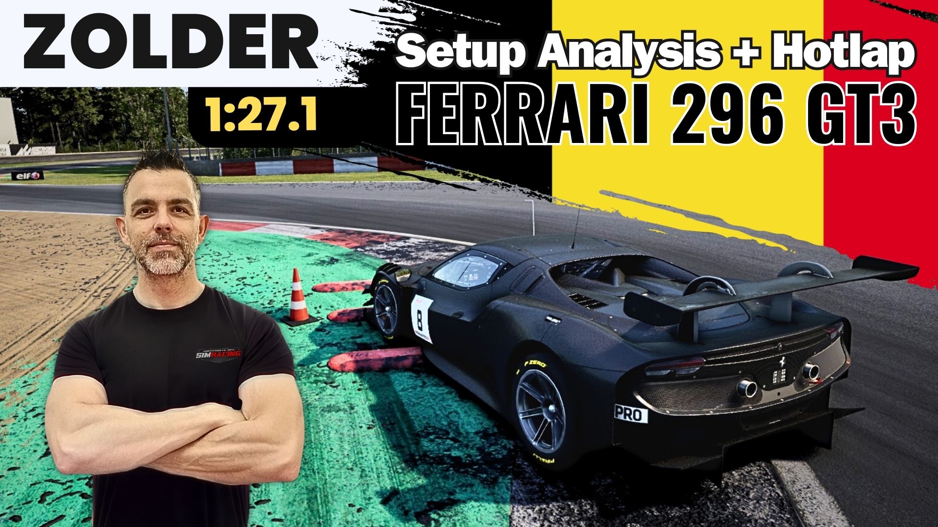 Guida al Setup di Ferrari 296 GT3 a Zolder su ACC