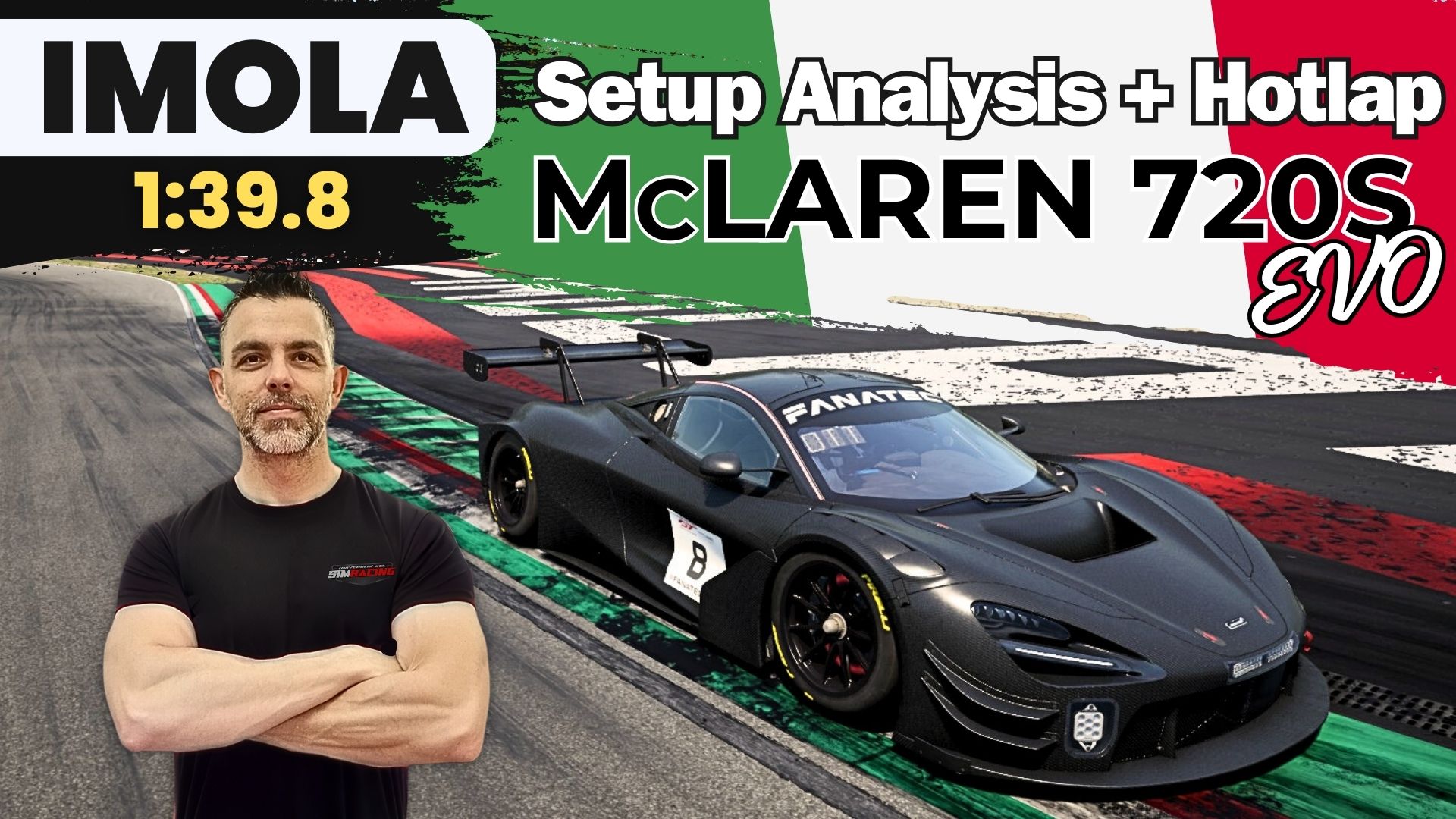Guida al Setup McLaren 720S GT3 EVO Imola ACC