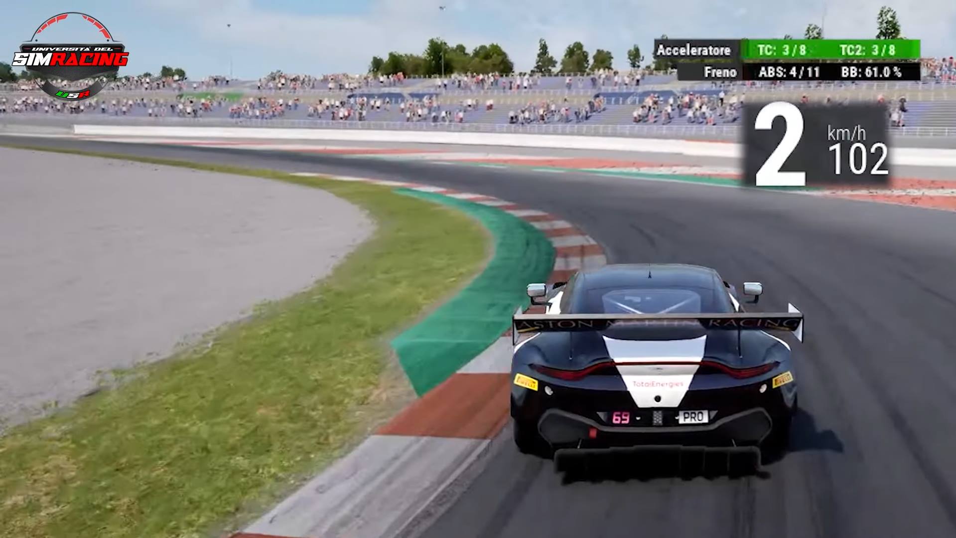 Guida al Setup Aston Martin V8 GT3 Valencia ACC