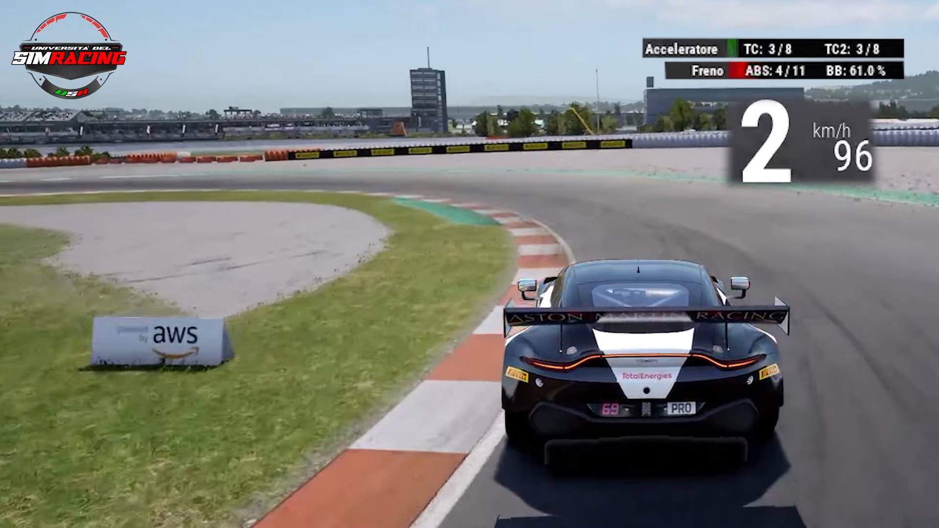 Guida al Setup Aston Martin V8 GT3 Valencia ACC