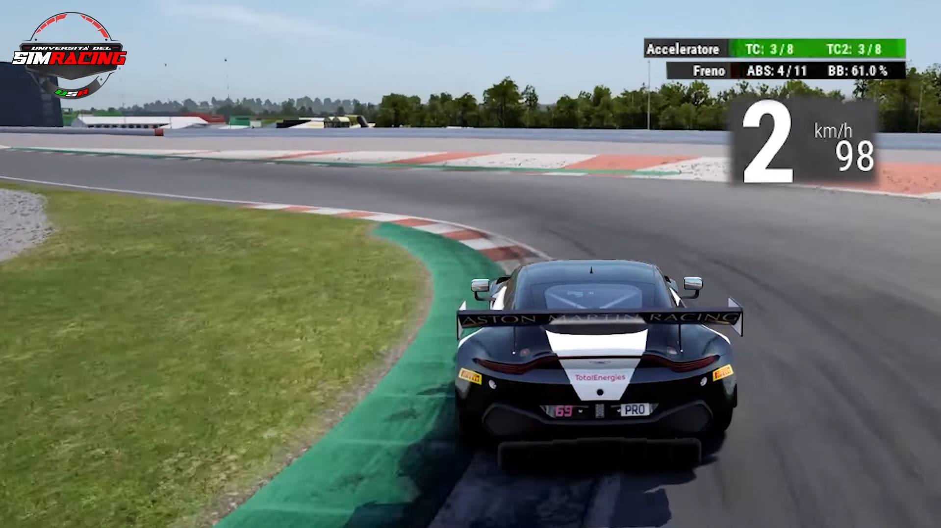 Guida al Setup Aston Martin V8 GT3 Valencia ACC