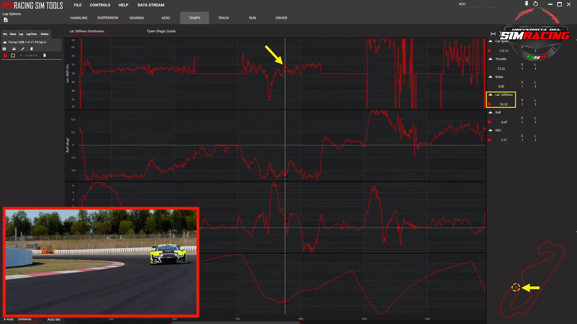 Setup Audi R8 GT3 EVO II Barcellona ACC