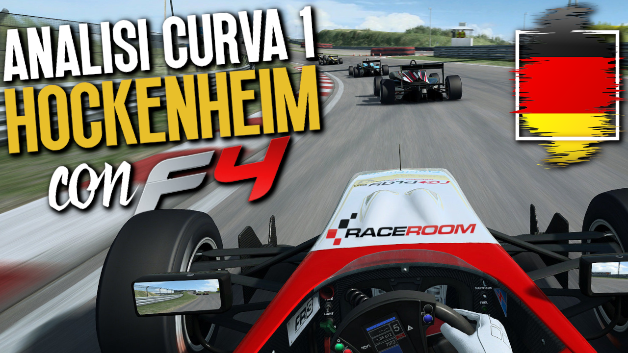 Guida a Curva 1-2 di Hockenheim su RaceRoom