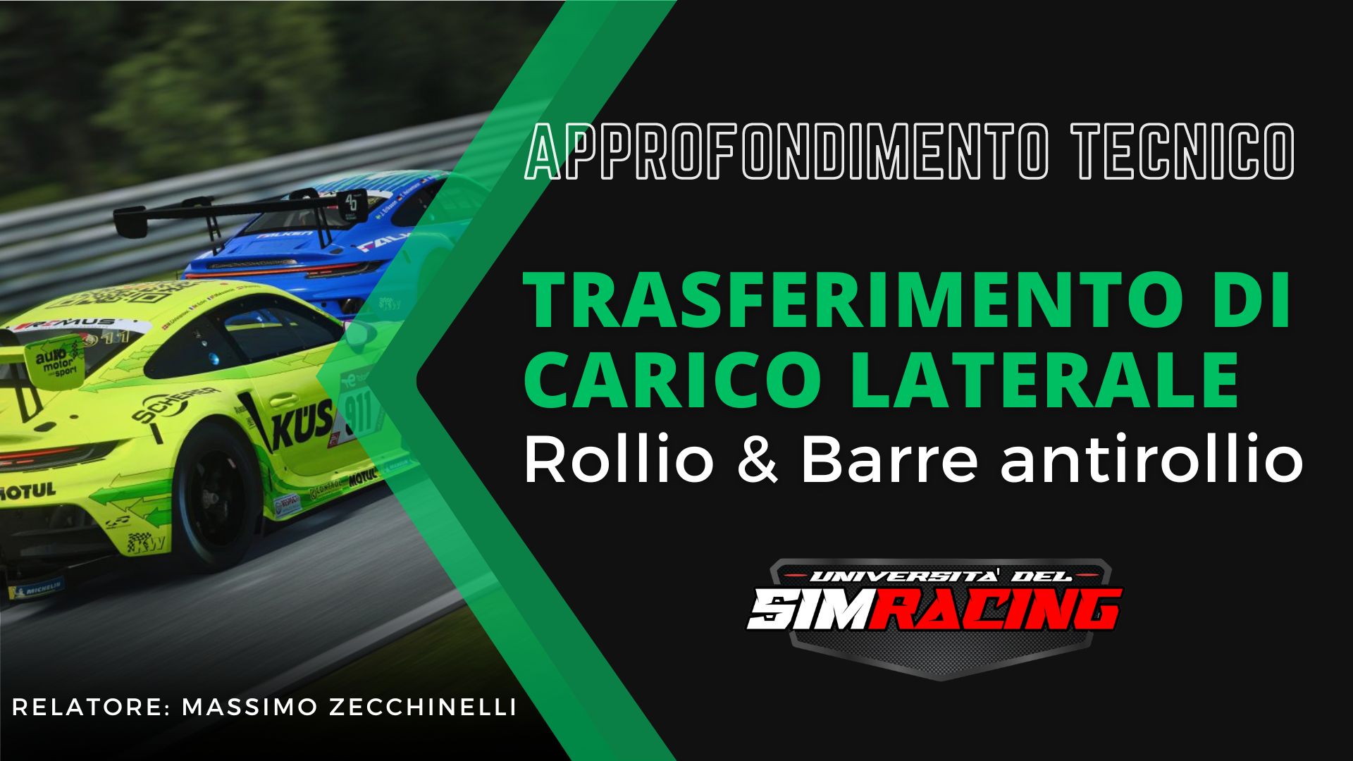 Trasferimenti di Carico Laterali e Barre Antirollio nel SimRacing
