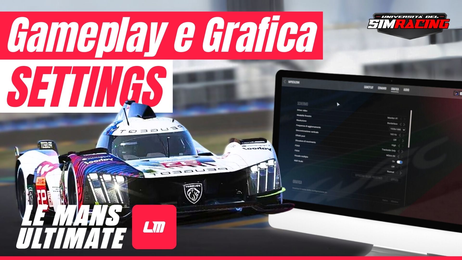 Settings Gameplay e Grafica su Le Mans Ultimate