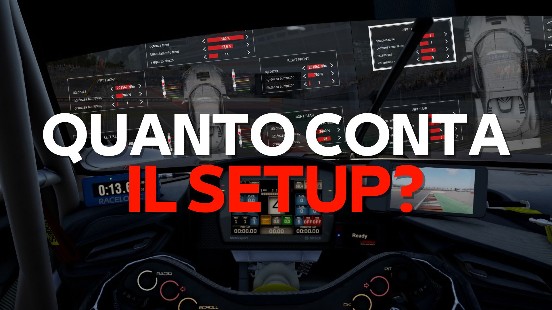 Quanto conta il Setup nel SimRacing?