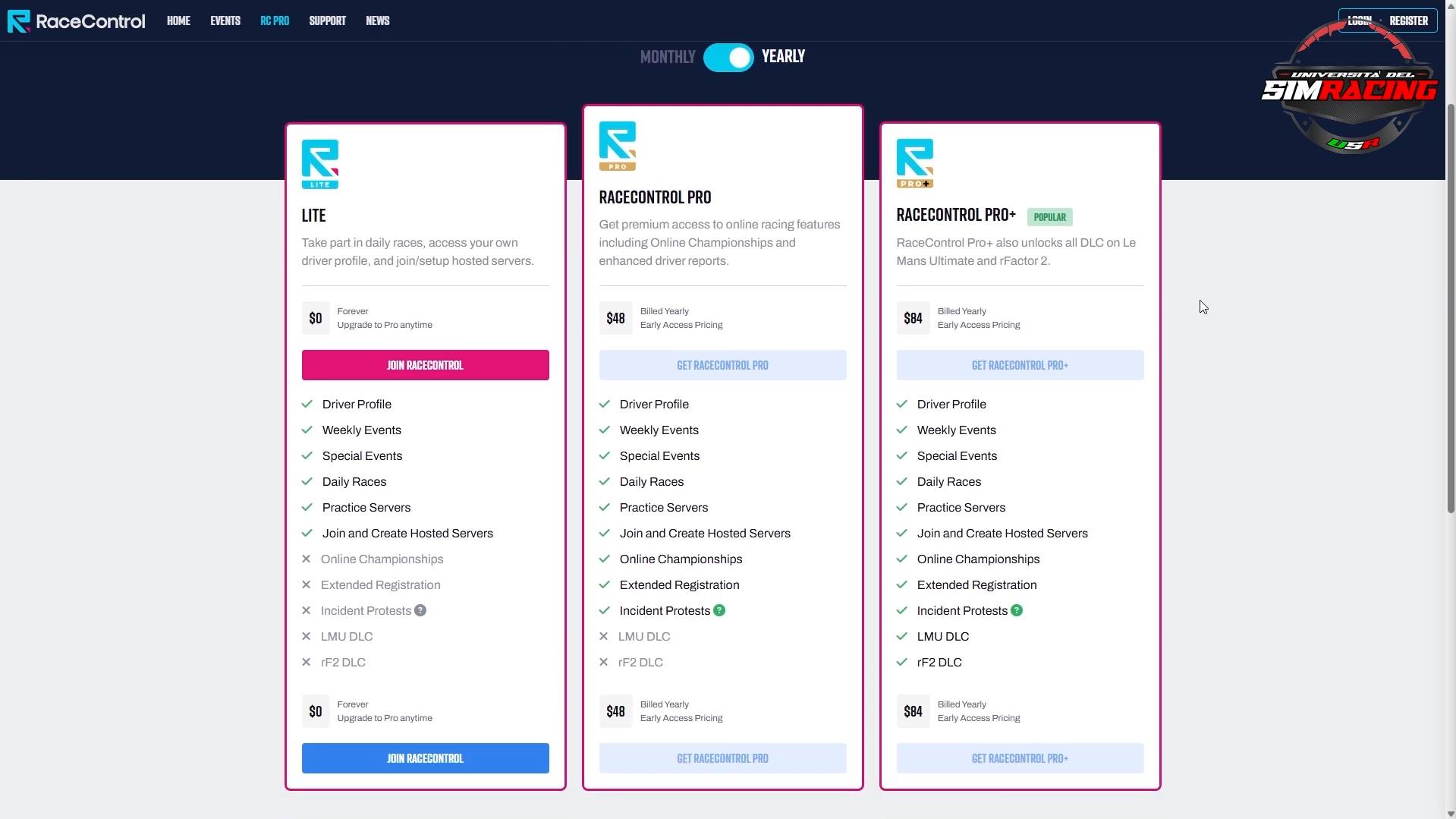 RaceControl su Le Mans Ultimate [LMU]