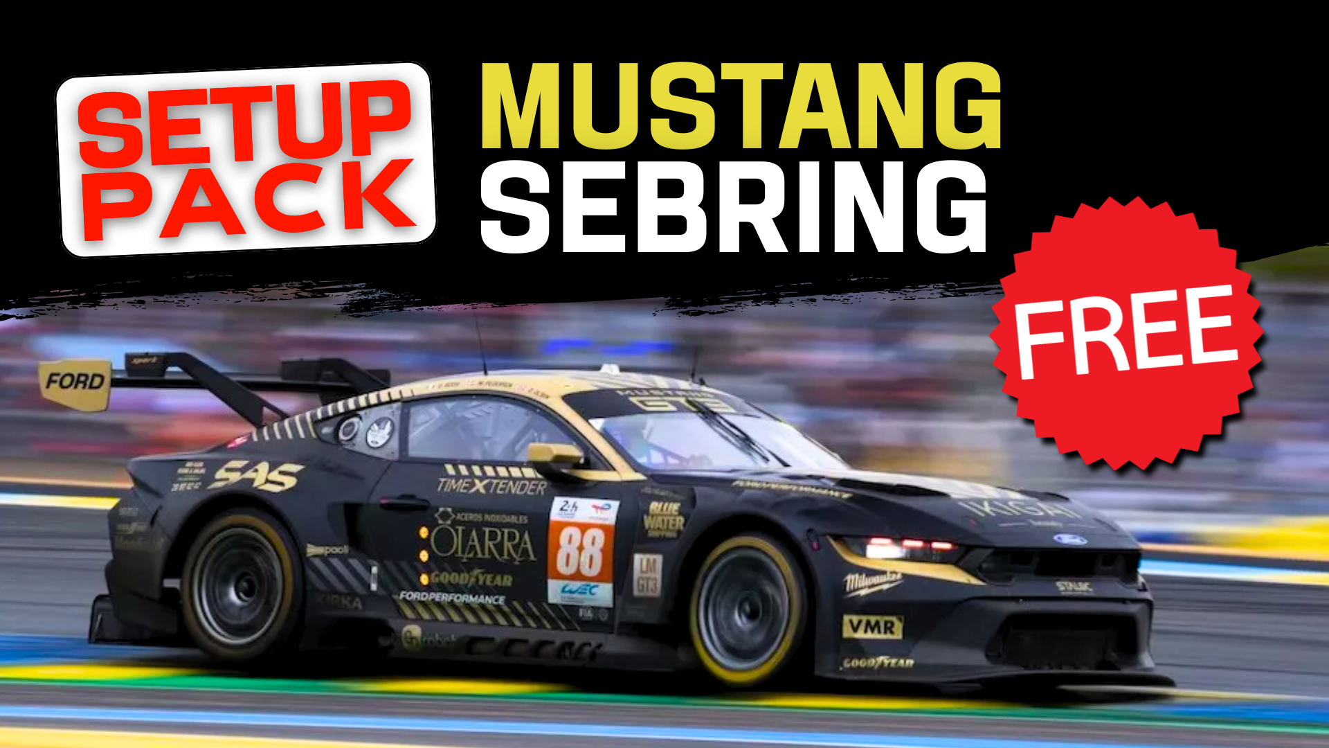 mustang FREE SETUP